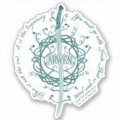 Sticker Épée elfique ARWEN™ Citation (Devant)