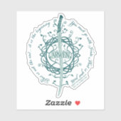 Sticker Épée elfique ARWEN™ Citation (Feuille)