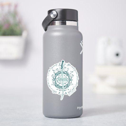 Sticker Épée elfique ARWEN™ Citation (HydroFlask)