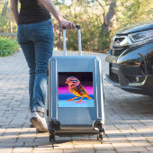 Sticker Épervier de néon avec des accents lumineux (Valise Insitu)