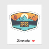 Sticker Epes, Alabama (Feuille)