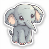 Sticker Ephène de dessin animé (Recto)