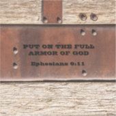 Sticker Ephésiens Mets sur l'armure complète de Dieu (Recto)