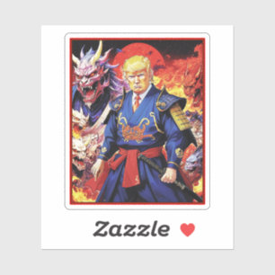 Sticker Epic Trump Samurai Anime