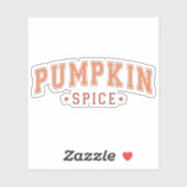 Sticker Épice citrouille | Automne | Vinyl Coupé sur mesur (Feuille)