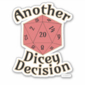 Sticker Épique Autre jeu de décision hasardeux Conception  (Devant)