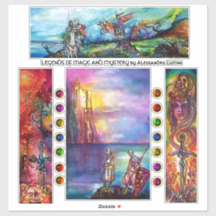 Sticker Épique, Excalibur, Durendal, Chevaliers Médiévaux