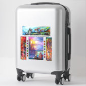 Sticker Épique, Excalibur, Durendal, Chevaliers Médiévaux (Sur valise)