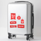 Sticker Épuisé (Sur valise)