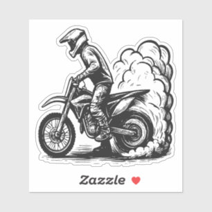 Sticker Épuisement de moto cross