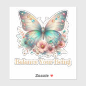 STICKER ÉQUILIBREZ VOTRE ÊTRE, AFFIRMATION QUOTIDIENNE POS (Feuille)