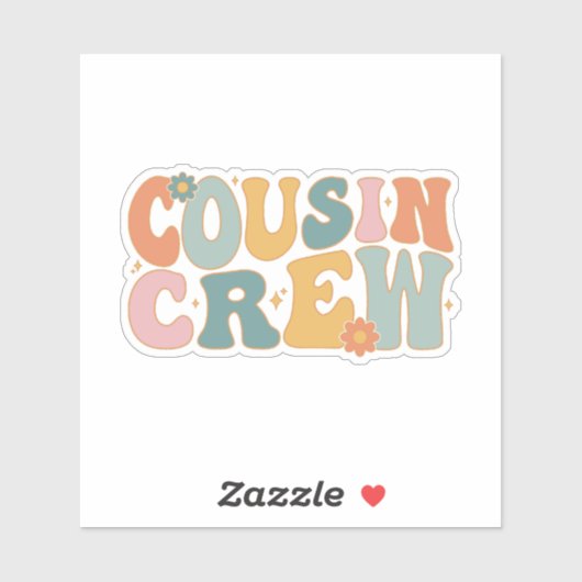 Sticker Équipage Cousin (Feuille)