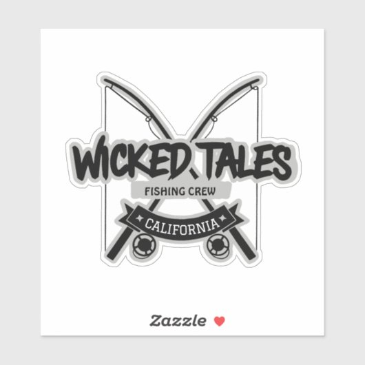 Sticker Équipage de pêche Wicked Tales (Feuille)