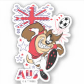 Sticker Équipe Australie de Football Graphique TAZ™ (Devant)