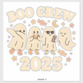 Sticker Équipe Boo 2025 Trending Ghost Squad (Feuille)