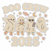 Sticker Équipe Boo 2025 Trending Ghost Squad (Devant)