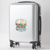 Sticker Équipe d'accès vasculaire Floral Conception de che (Sur valise)