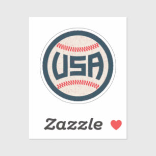Sticker Équipe de baseball USA