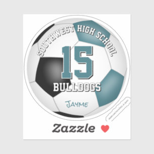 Sticker équipe de football esprit enfants couleurs équipe