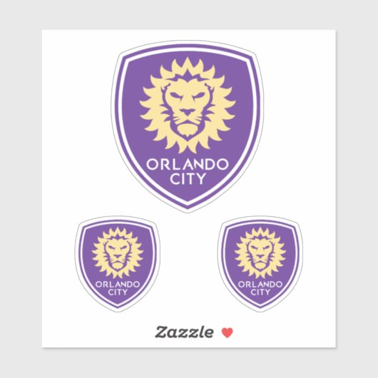 STICKER ÉQUIPE DE SC-MLS D'ORLANDO (Feuille)