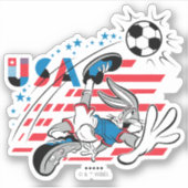 Sticker Équipe de soccer USA de BUGS BUNNY™ Graphique (Devant)