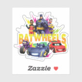 Sticker Équipe de superhéros Batwheel™ (Feuille)