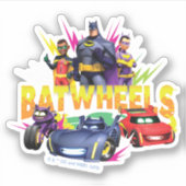Sticker Équipe de superhéros Batwheel™ (Devant)