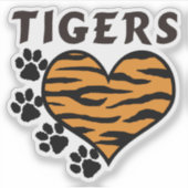 Sticker Équipe de Tigers (Devant)