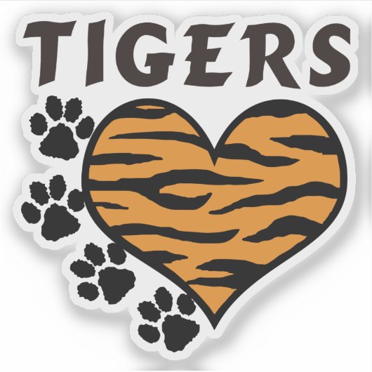 Sticker Équipe de Tigers (Devant)