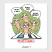 Sticker Équipe d'exécution de Sloth (Feuille)