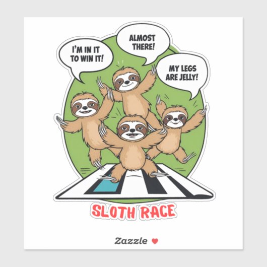 Sticker Équipe d'exécution de Sloth (Feuille)