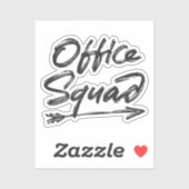 Sticker Équipe du bureau (Feuille)