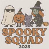 Sticker Équipe Éffrayante virale 2025 (Devant)