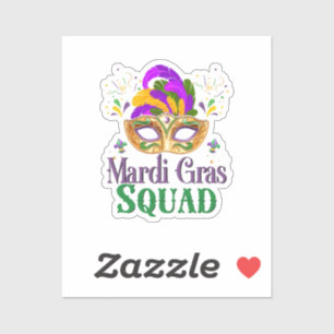 Sticker Équipe Mardi Gras
