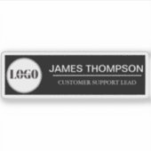 Sticker Équipement de logo personnalisé pour l'employé de (Devant)