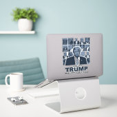 STICKER ÈRE DONALD TRUMP (Ordinateur portable sur le bureau)