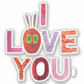 Sticker Eric Carle | Caterpillar I Love You (Devant)