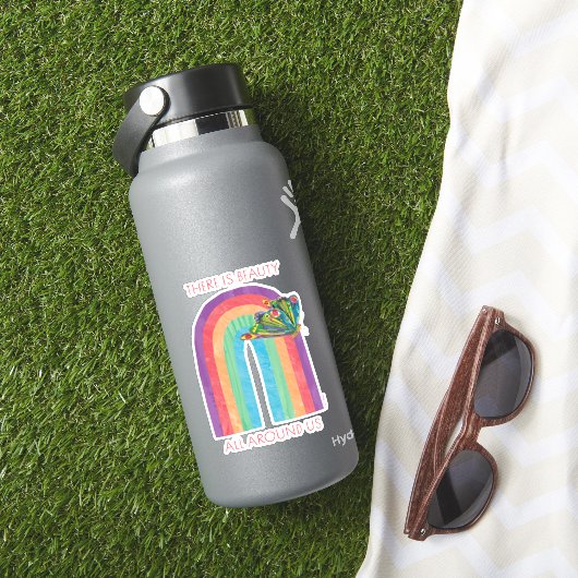 Sticker Eric Carle | La Beauté Est Tout Autour De Nous (HydroFlask Insitu)