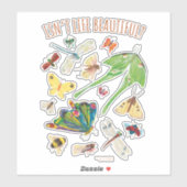 Sticker Eric Carle | La vie n'est-elle pas belle ? (Feuille)