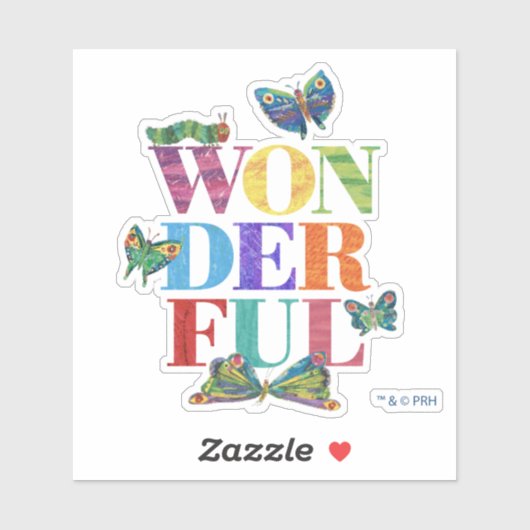 Sticker Eric Carle | Merveilleux (Feuille)