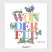Sticker Eric Carle | Merveilleux (Feuille)