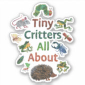 Sticker Eric Carle | Petits critères Tout sur (Devant)