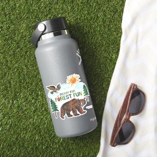 Sticker Eric Carle | Prêt pour le plaisir des forêts (HydroFlask Insitu)