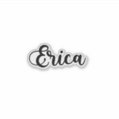 Sticker Erica Nom - Calligraphie manuscrite (Devant)