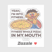 Sticker ErnieOuais, je suis en forme (Feuille)