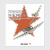 Sticker Escadron de chasse 2/30 Normandie-Niemen (Feuille)