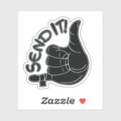 Sticker Escalade "Envoyer" (Feuille)