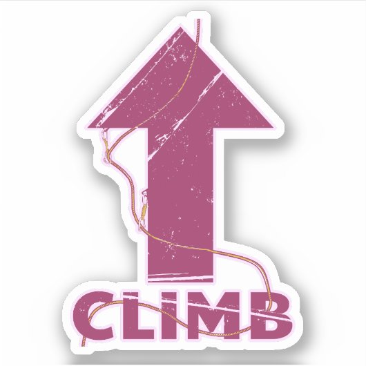 Sticker Escalade escalade corde (Devant)