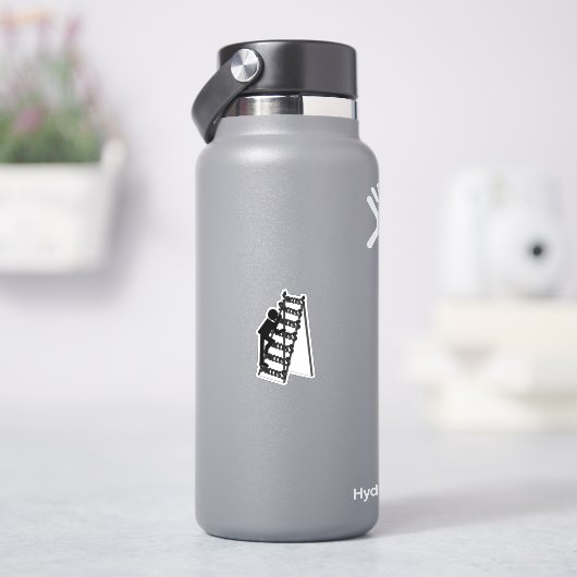 Sticker Escalade L'échelle du succès (HydroFlask)