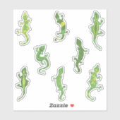 Sticker Escalade rock Geckos. (Feuille)